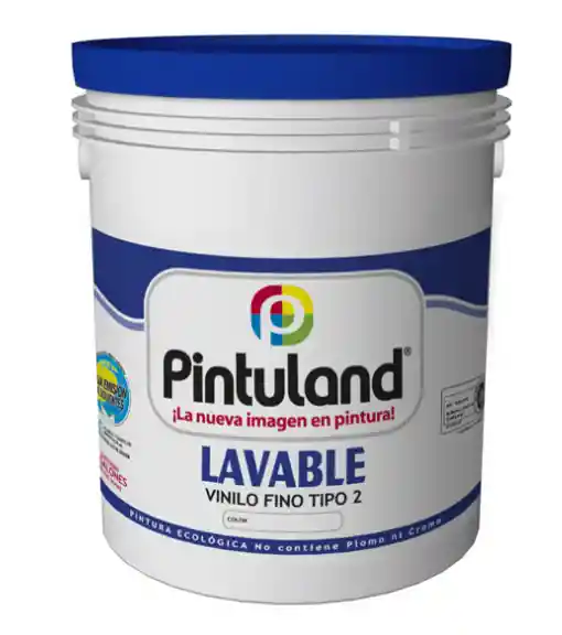 Vinilo Lavable T2 Blanco Pintuland X Balde 2.5