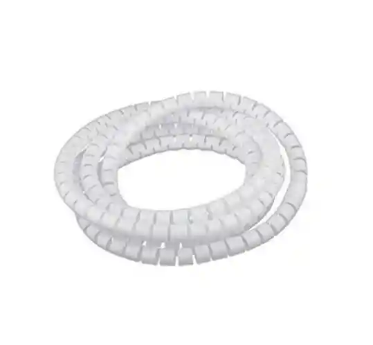 Espiral Para Cable 1/2" Blanco X 10m