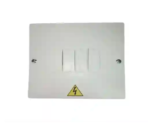 Caja De Breaker Metálica 4 Circuitos Genérica