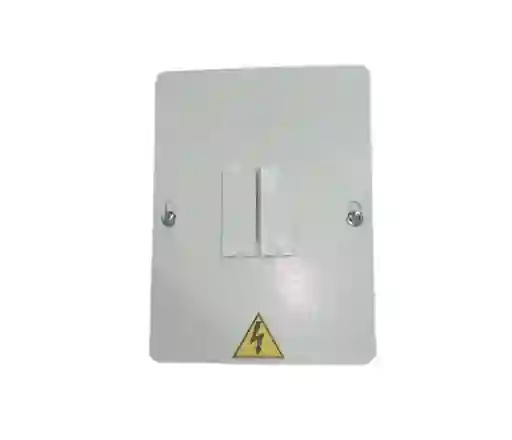 Caja De Breaker Metálica 2 Circuitos Genérica