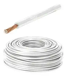 Cable De Cobre 7 Hilos Centelsa #10 Blanco X Mt