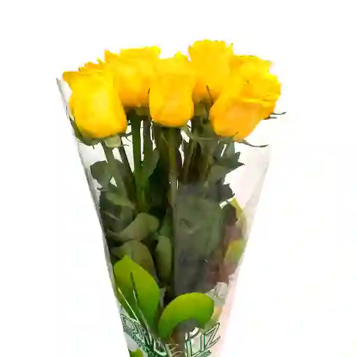 Docena De Rosas Amarillas