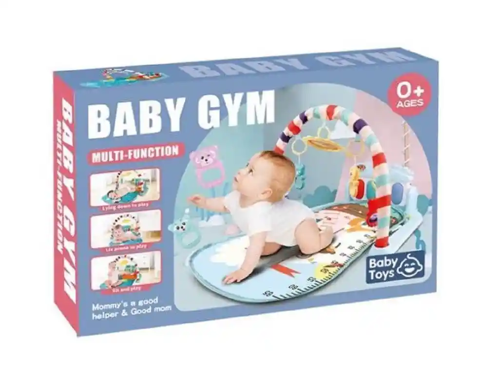 Gimnasio Bebe Musical Tapete Piano Unisex Oferta Didáctico Rosado-eco