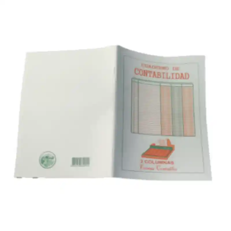 Cuaderno Contabilidad Oficio Tres Columnas Pasta Delgada 50 Hojas