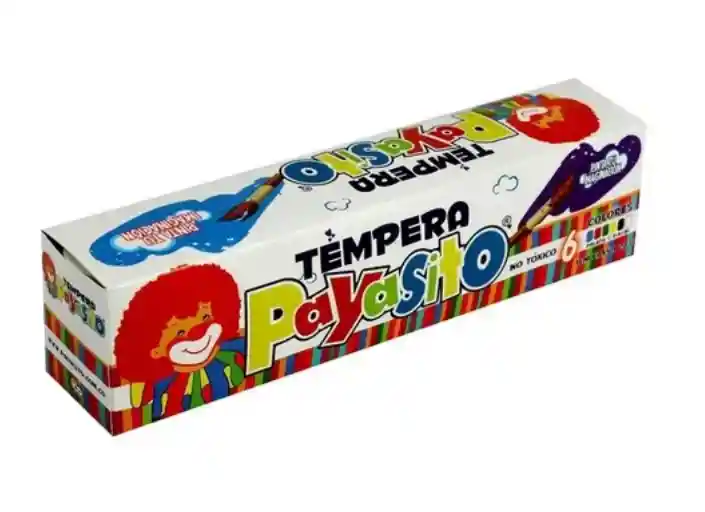 Temperas Payasito X 6 Colores