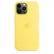 Funda Silicon Case Para Iphone 14 Pro Max Amarillo