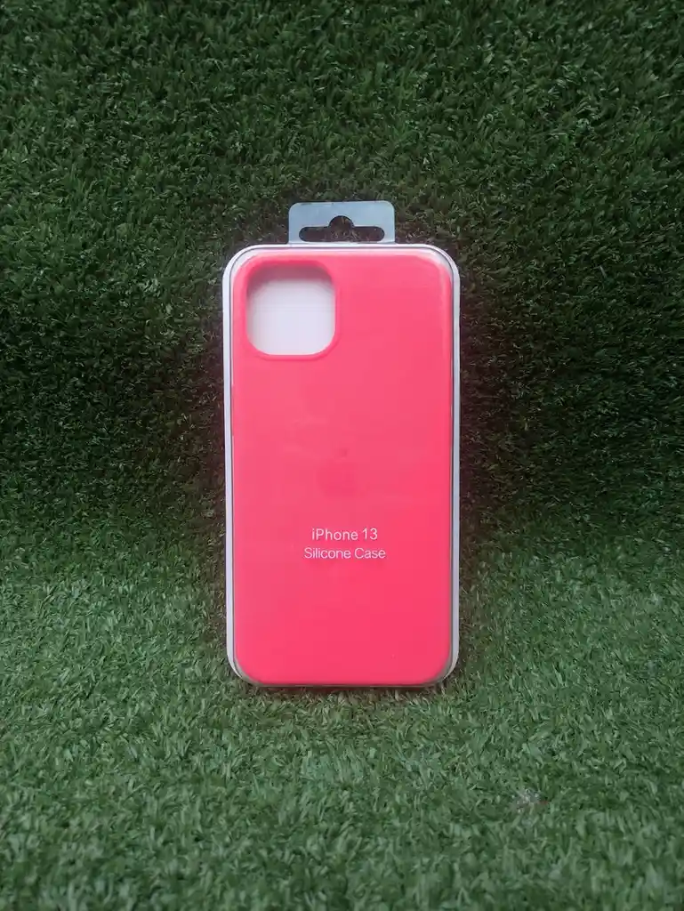 Iphone 13 | Forro Protector| Silicone Case | Rojo Neon | Iphone | Carcasa | Funda | Anti Humedad