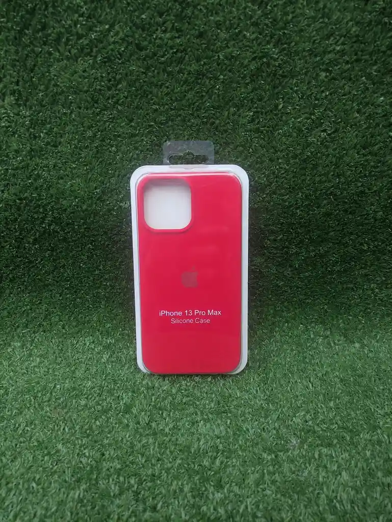 Iphone 13 Pro Max | Forro Protector| Silicone Case | Rojo | Iphone | Carcasa | Funda | Anti Humedad