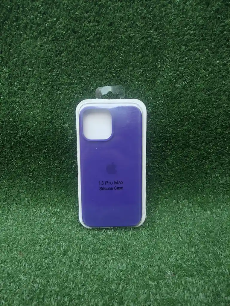 Iphone 13 Pro Max | Forro Protector| Silicone Case | Morado | Iphone | Carcasa | Funda | Anti Humedad