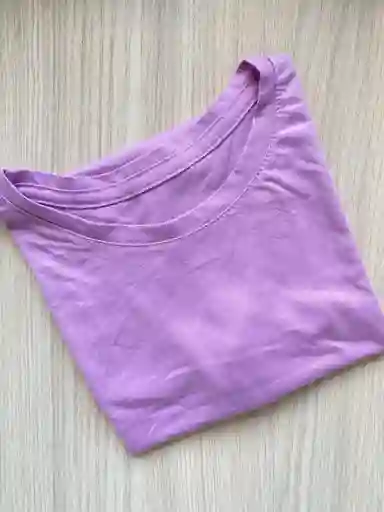 Camiseta Básica Mujer Color Lila