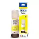 Epson Tinta 504 Amarillo Para Impresoras L4150 L4160 L6161 L6171