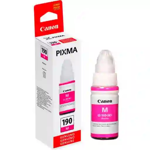 Tinta Canon 190 Magenta Para Impresoras G2100 G3100 G3101 G4100