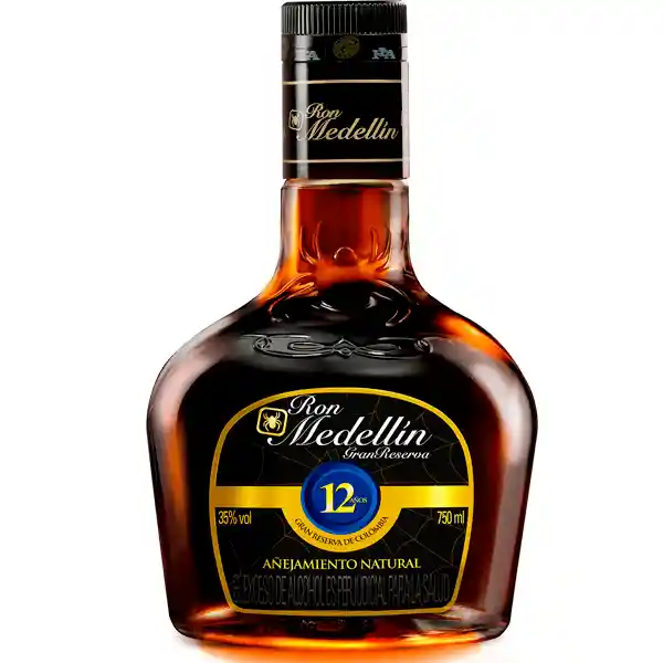 Ron Medellin 12 Años Botella 750ml