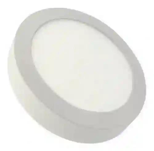 Panel Led Sobreponer 18w 8″ Blanco Redondo