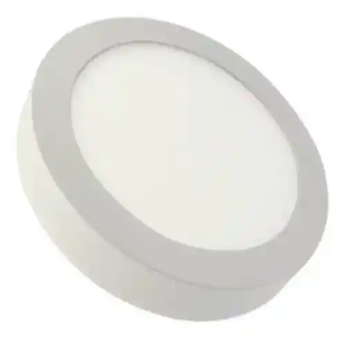 Panel Led Sobreponer 18w 8″ Blanco Redondo