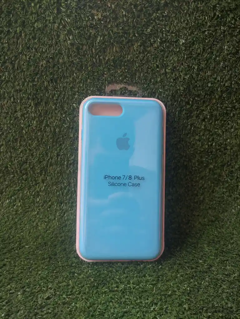 Iphone 8 Plus | Forro Protector| Silicone Case | Azul Capri | Iphone | Carcasa | Funda | Anti Humedad