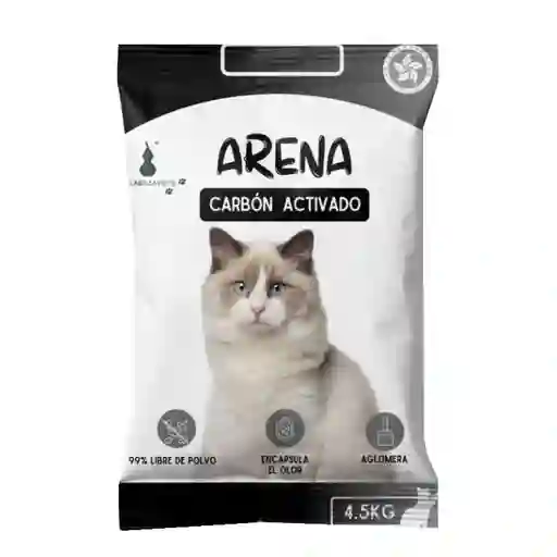 Arena Para Gatos Carbon Activado X 4.5kg Calabaza Pets