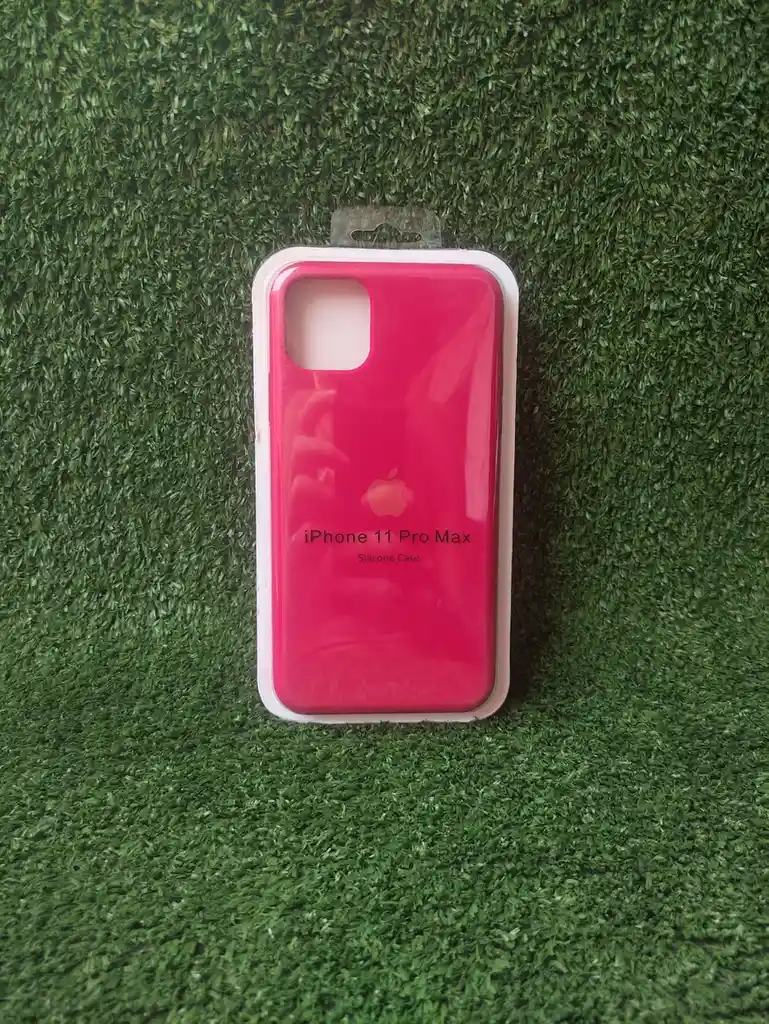 Iphone 11 Pro Max | Forro Protector| Silicone Case | Rojo | Iphone | Carcasa | Funda | Anti Humedad