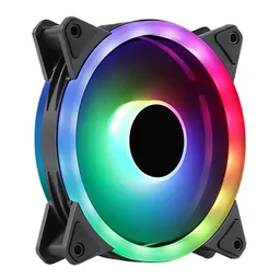 Ventilador Fan Cooler 120mm. Caja Pc Gamer / Luz Led Rainbow