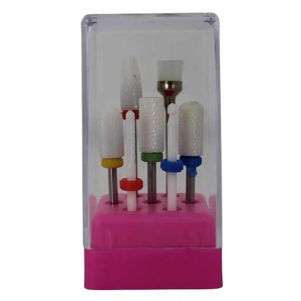 Kit Puntas Brocas Para Drill De Uñas En Ceramica