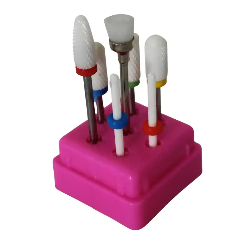 Kit Puntas Brocas Para Drill De Uñas En Ceramica