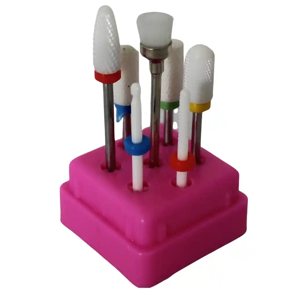 Kit Puntas Brocas Para Drill De Uñas En Ceramica