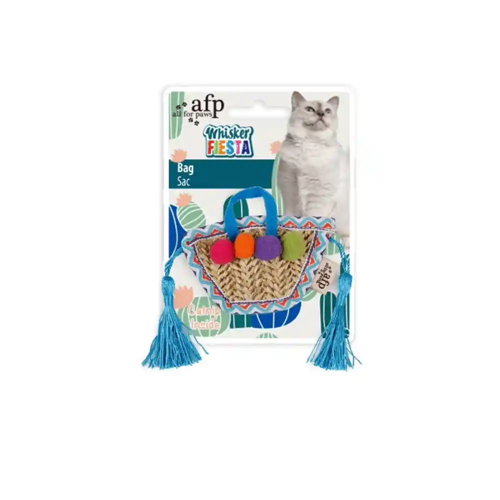 Juguete Para Gato Afp Whister Fiesta Bag - Único