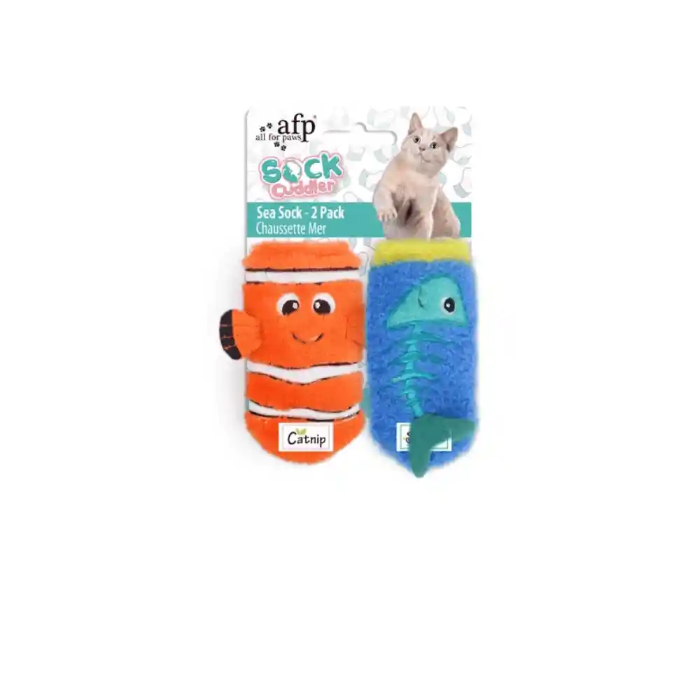 Peluche Para Gato Afp Sea Sock-2pack - Único