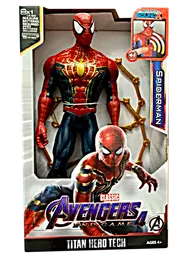 Figuras Articulada Con Sonido Thanos Superman Avengers D ( Spiderman)