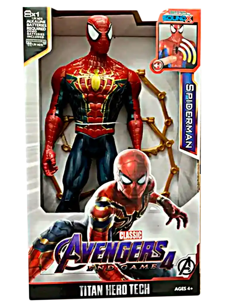 Figuras Articulada Con Sonido Thanos Superman Avengers D ( Spiderman)