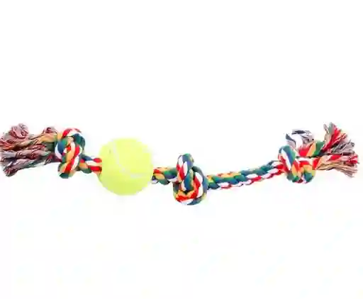 Hueso De Cuerda Y Pelota De Tenis Multicolor Pawise