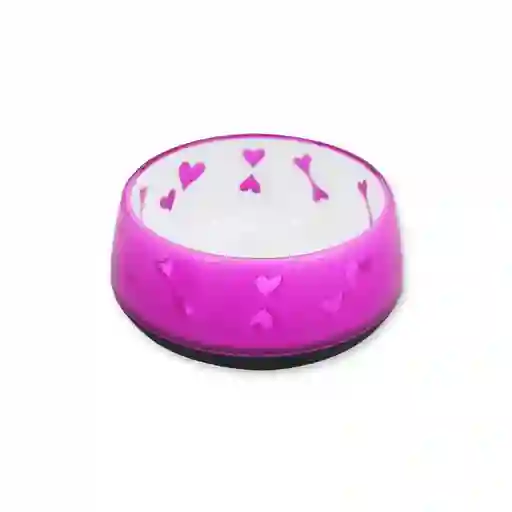 Comedero Para Perro Dog Love Pink - S