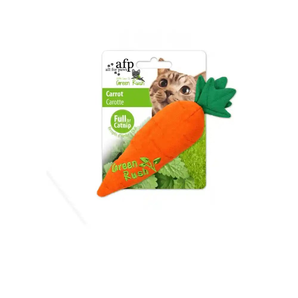 Juguete Para Gato Afp Green Rush Carrot - Único