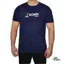 Camiseta Tshirt Estampada Azul Oscuro Talla L