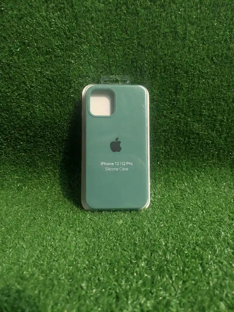 Iphone 12 | Forro Protector| Silicone Case | Verde Salvia | Iphone | Carcasa | Funda | Anti Humedad