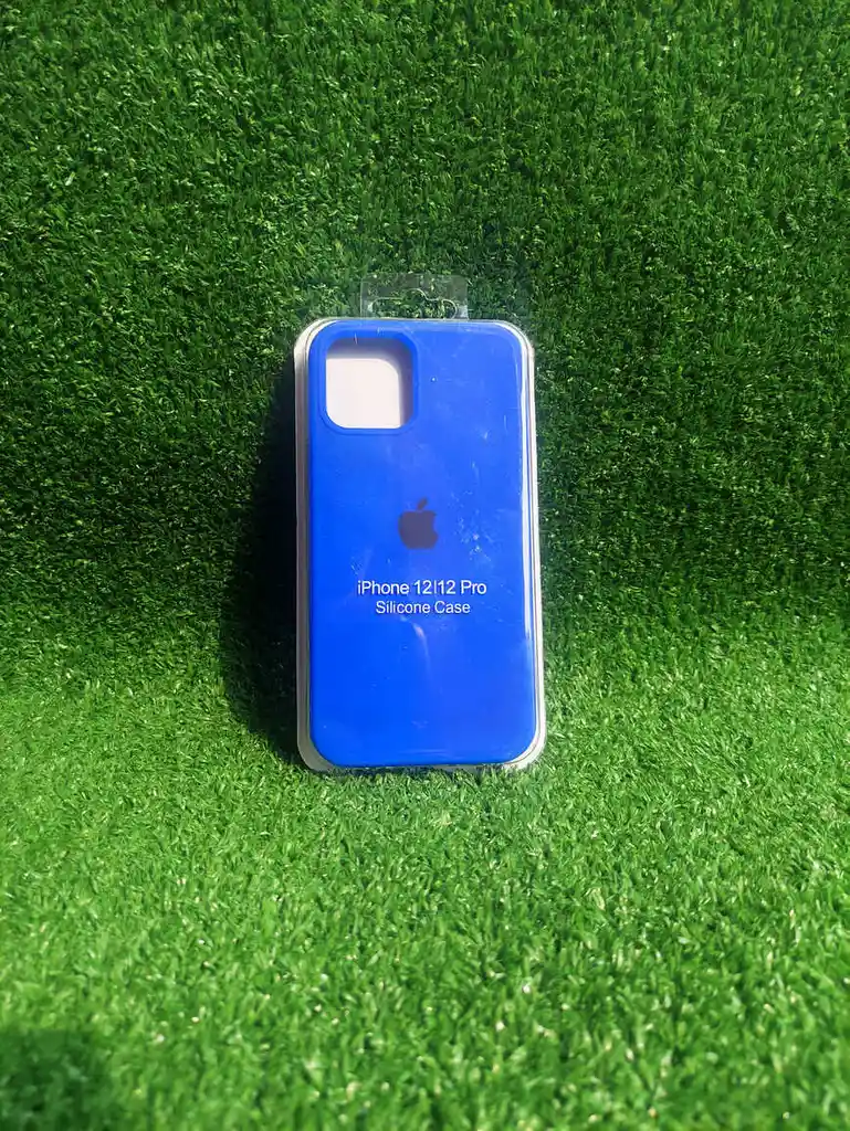 Iphone 12 Pro| Forro Protector| Silicone Case | Azul | Iphone | Carcasa | Funda | Anti Humedad