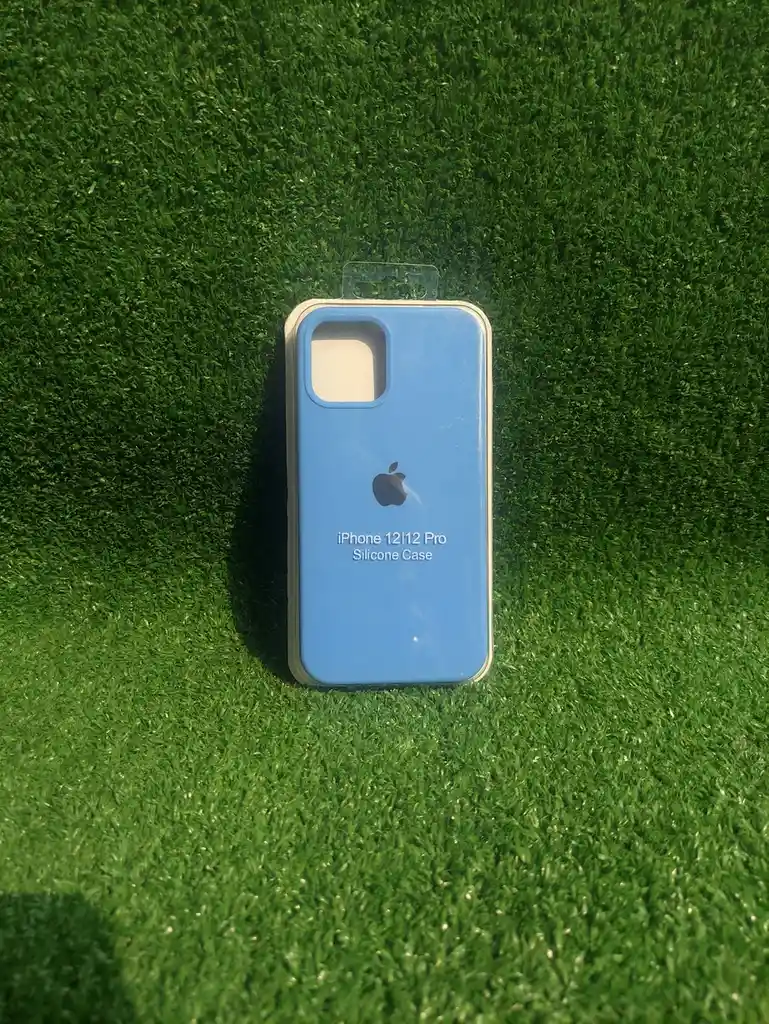 Iphone 12 | Forro Protector| Silicone Case | Azul Francia | Iphone | Carcasa | Funda | Anti Humedad