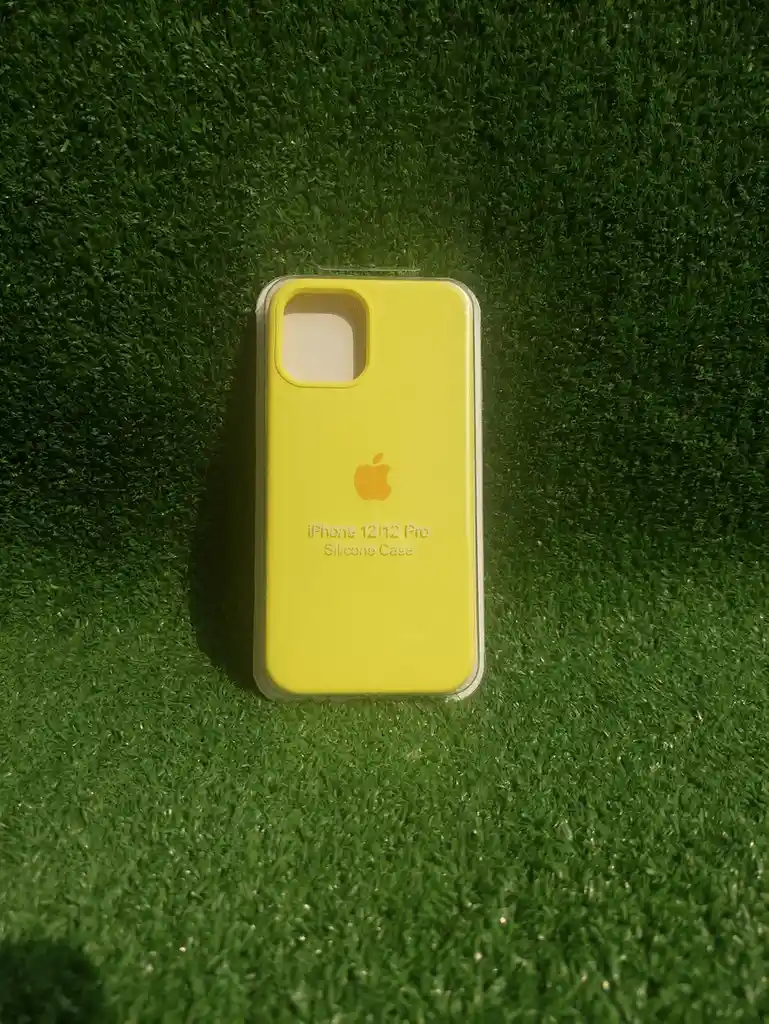 Iphone 12 Pro | Forro Protector| Silicone Case | Amarillo Neon | Iphone | Carcasa | Funda | Anti Humedad