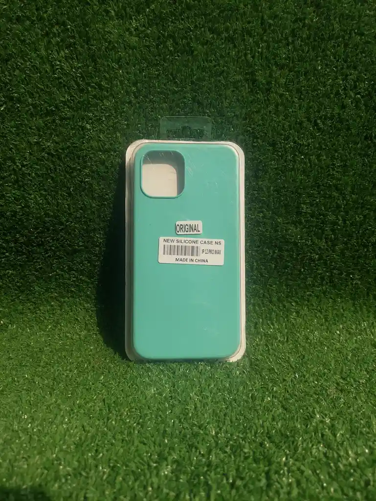 Iphone 12 Pro Max | Forro Protector| Silicone Case | Azul Tiffany | Iphone | Carcasa | Funda | Anti Humedad