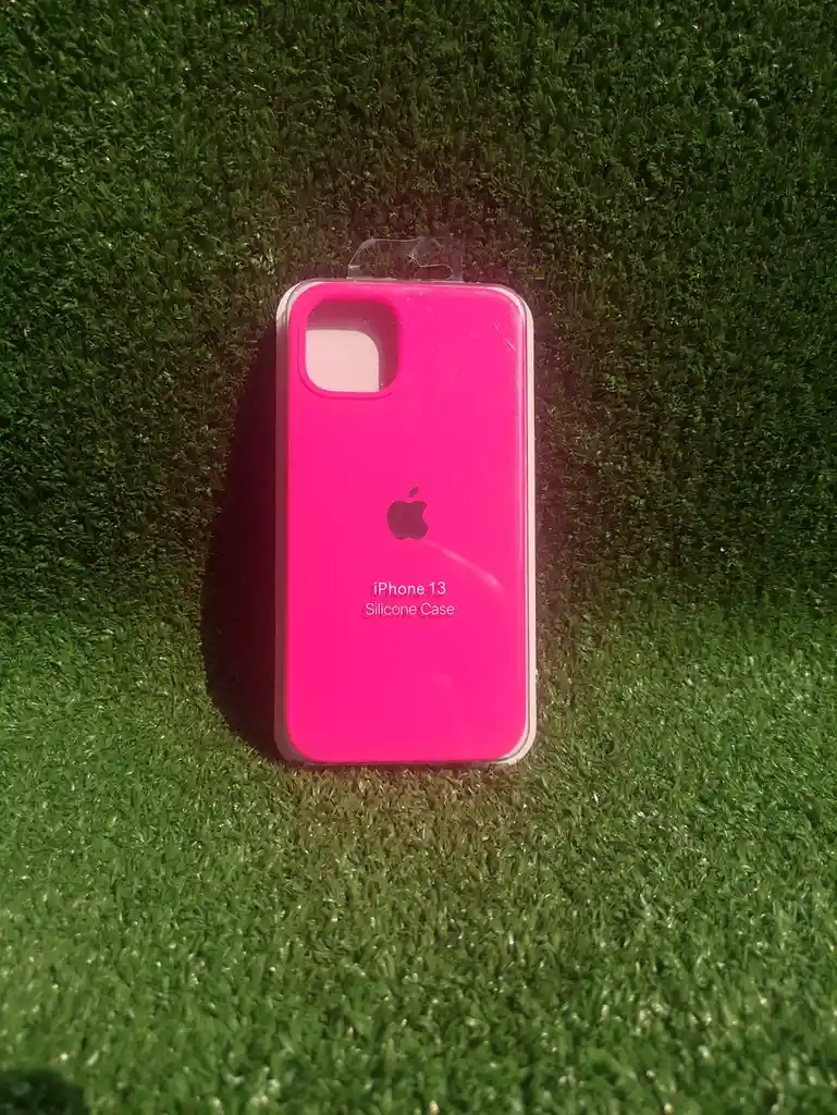 Iphone 13 | Forro Protector| Silicone Case | Fucsia Neon |iphone| Carcasa | Funda | Anti Humedad