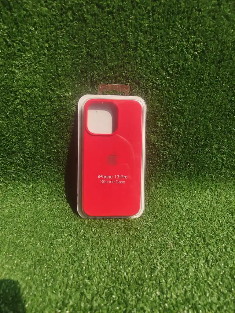 Iphone 13 Pro | Forro Protector| Silicone Case | Rojo |iphone | Carcasa | Funda | Anti Humedad