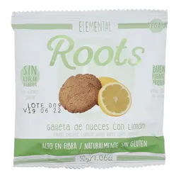 Galleta De Nueces Con Limon 30gr Roots