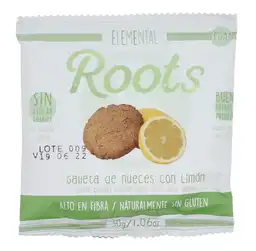 Galleta De Nueces Con Limon 30gr Roots