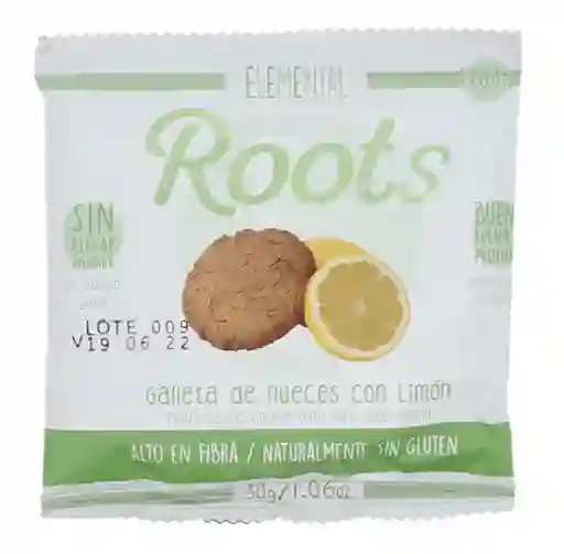 Galleta De Nueces Con Limon 30gr Roots