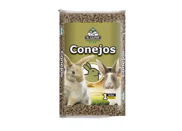 1 Kilo - Concentrado Marca El Galpón Conejo/cuy