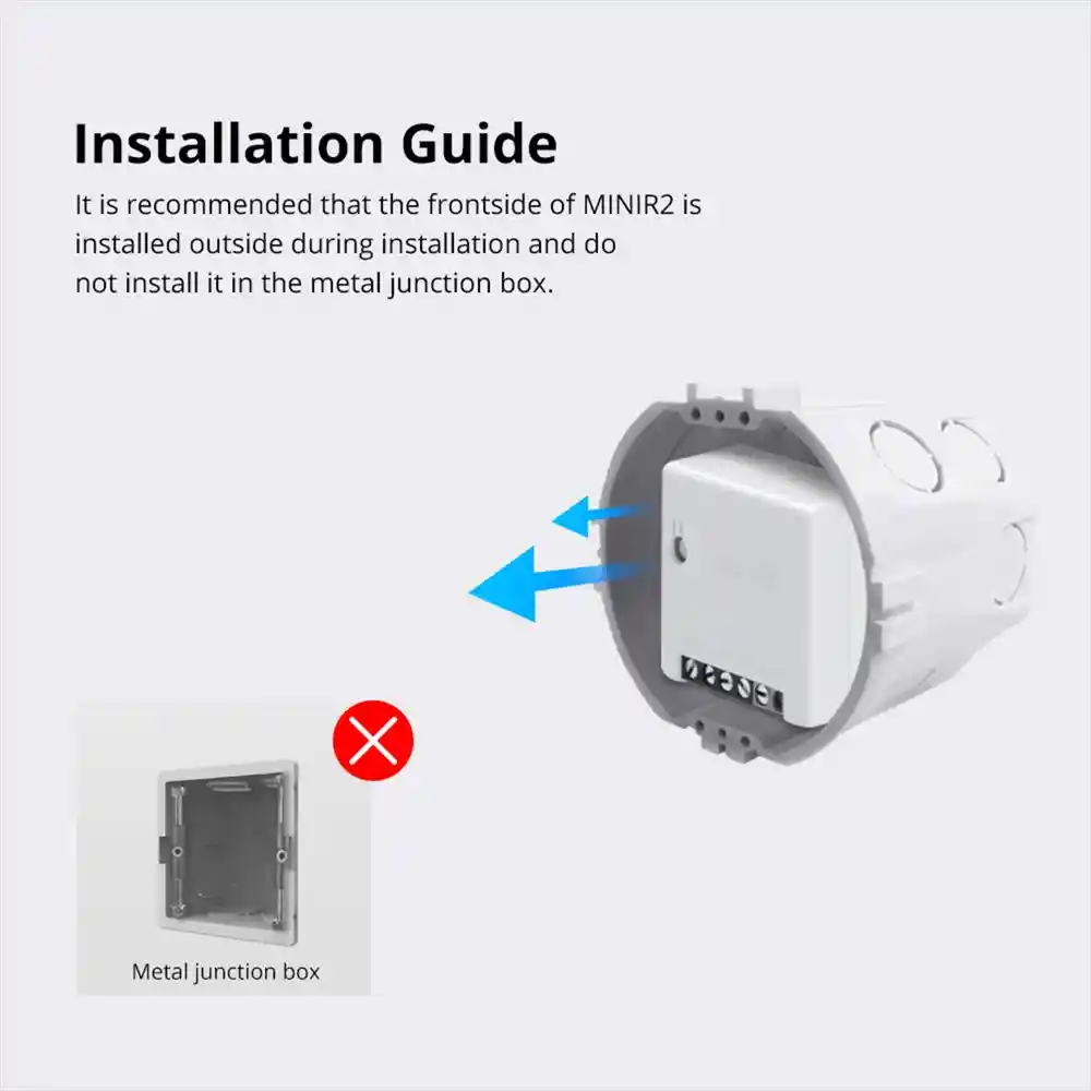 Interruptor Sonoff Mini R2 Diy Smart Swich Luz Inalambrico Alexa Google Wifi