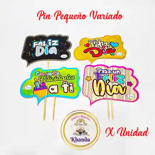 Pin Grande Mensajes Variados