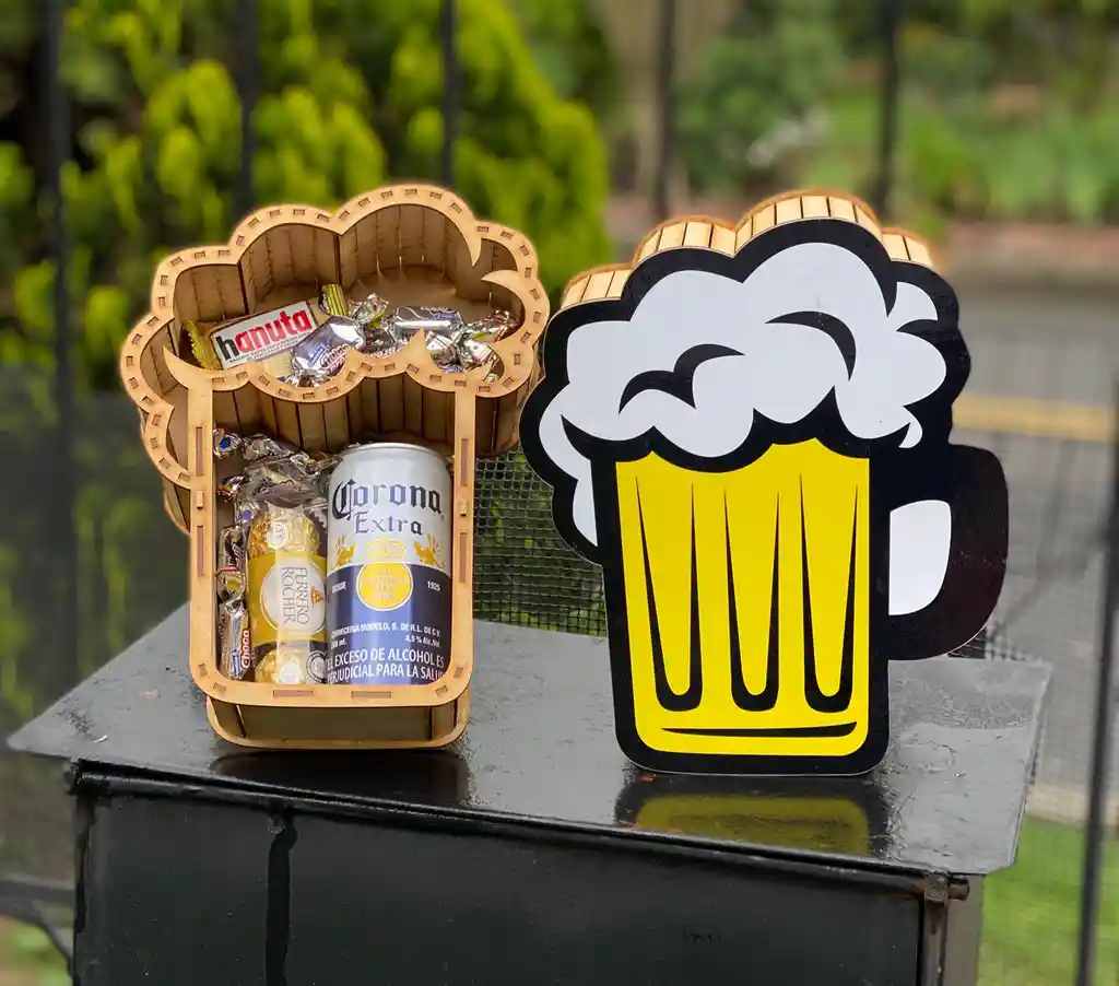 Regalo Caja Madera Cerveza