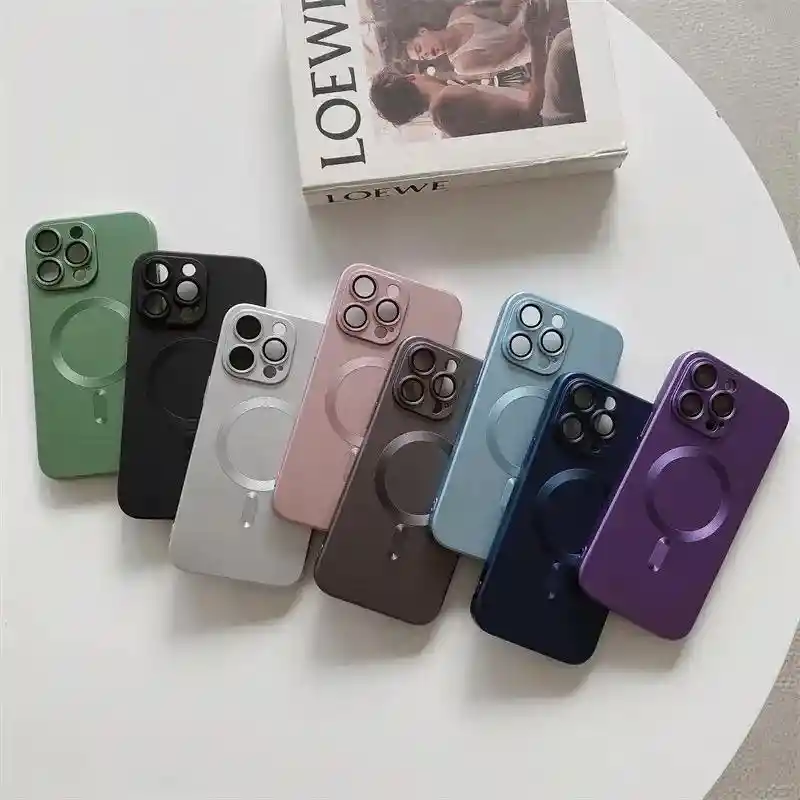 Case O Funda Magsafe Iphone 14 Pro Max (azul Navy Metalizado)