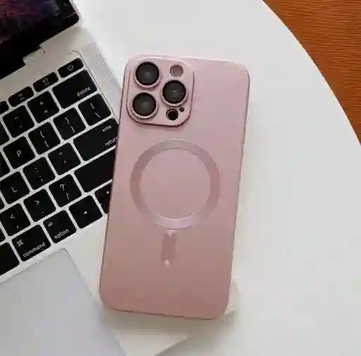 Case O Funda Magsafe Iphone 13 Pro Max (rosado Metalizado)